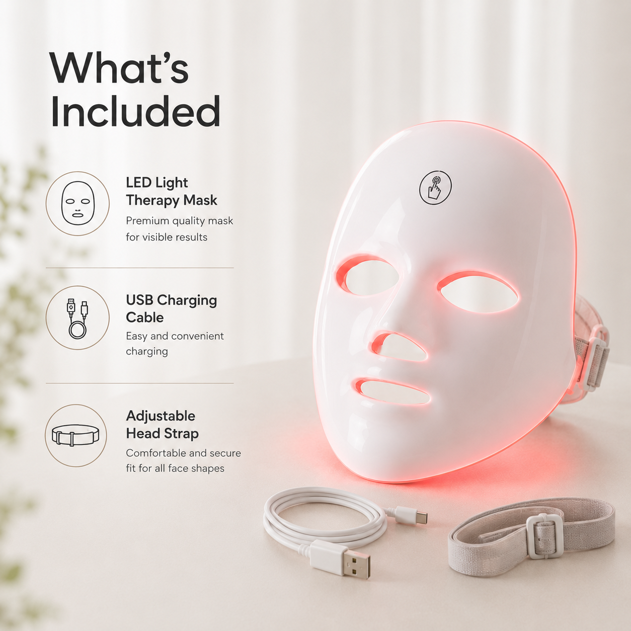 Lumi Mask™ LED Light Therapy Face Mask