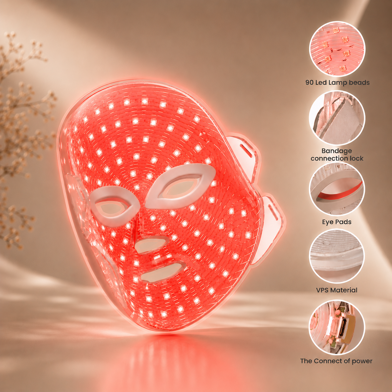 Lumi Mask™ LED Light Therapy Face Mask